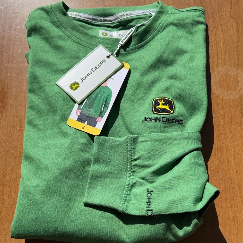 John Deere Green Long Sleeve Shirt